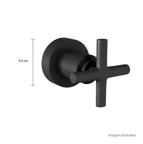 Acabamento-para-Registro-de-Gaveta-Deca-ate-1--Duna-Classica-Black-Matte---Deca---4900.BL64.PQ.MT---Fundo-Branco-Medida-Foto-com-medidas-Produto-unico-ou-multiplos