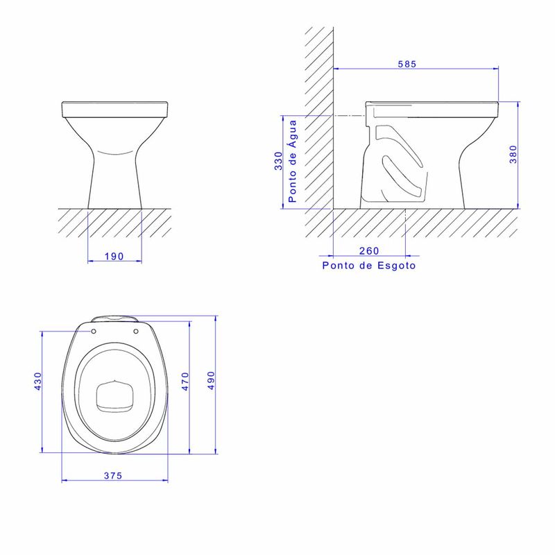 Bacia-Convencional-Deca-Aspen-Cinza---Deca---P.75.87---Fundo-Branco-Medida-Imagem-do-Desenho-tecnico-de-engenharia