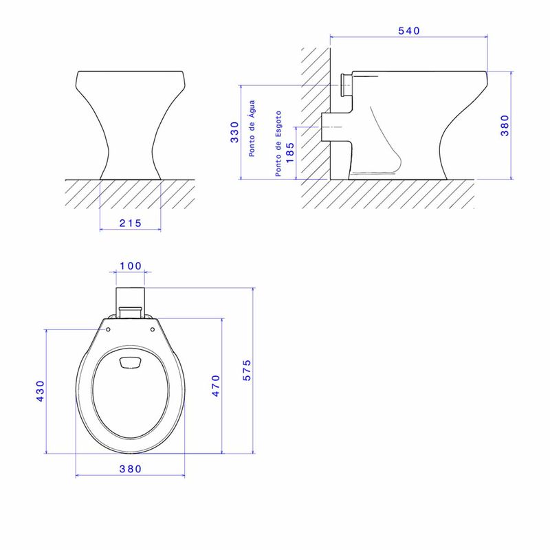 Bacia-Convencional-Deca-com-Saida-Horizontal-Ravena-Ebano---Deca---P.90.95---Fundo-Branco-Medida-Imagem-do-Desenho-tecnico-de-engenharia