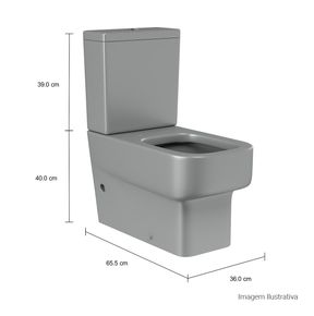 Bacia-para-Caixa-Acoplada-Deca-Unic-Cinza-Fosco---Deca---P.450.86---Fundo-Branco-Medida-Foto-com-medidas-Produto-unico-ou-multiplos