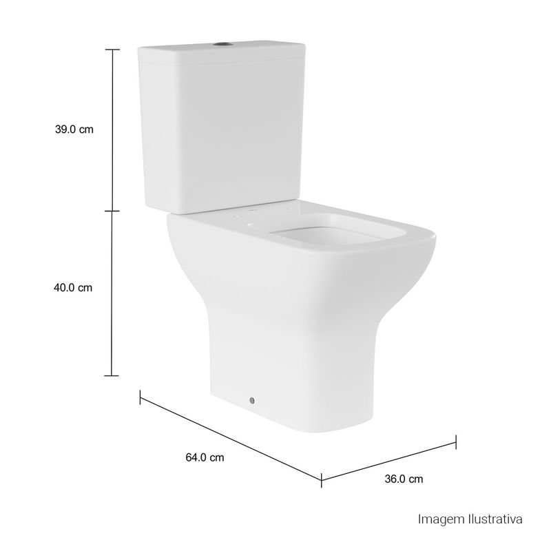 Bacia-para-Caixa-Acoplada-Deca-Axis-Branco---Deca---P.470.17---Fundo-Branco-Medida-Foto-com-medidas-Produto-unico-ou-multiplos