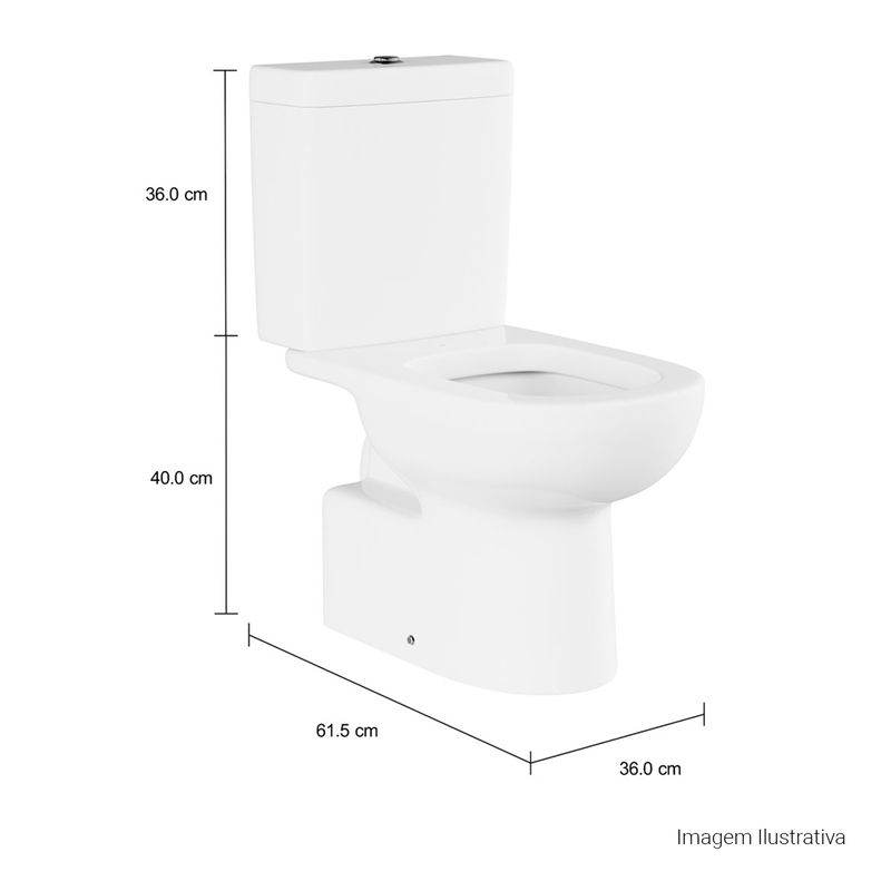 Bacia-para-Caixa-Acoplada-Deca-Branco---Deca---P.505.17---Fundo-Branco-Medida-Foto-com-medidas-Produto-unico-ou-multiplos