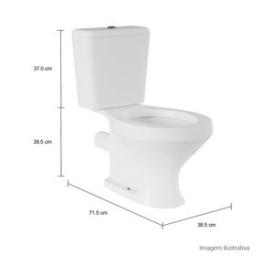 Bacia-para-Caixa-Acoplada-Deca-com-Saida-Horizontal-Ravena-Branco---Deca---P.900.17---Fundo-Branco-Medida-Foto-com-medidas-Produto-unico-ou-multiplos