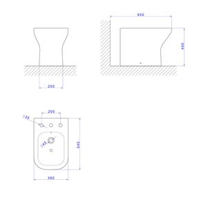 Bide-Deca-3-Furos-Axis-Ebano---Deca---B.47.95---Fundo-Branco-Medida-Imagem-do-Desenho-tecnico-de-engenharia