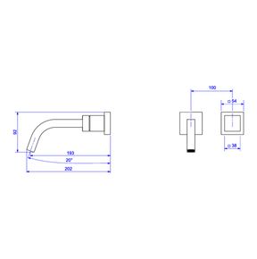 Torneira-Deca-de-Parede-para-Lavatorio-Cubo-Cromado---Deca---1179.C86---Fundo-Branco-Medida-Imagem-do-Desenho-tecnico-de-engenharia