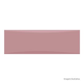 Azulejo Bella Vita Lux Soft Pink - 8cmx25cm Bold