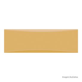 Porcelanato Monocromatico Lux 8x25cm Amarelo - Portinari Bella Vita Yl Bold