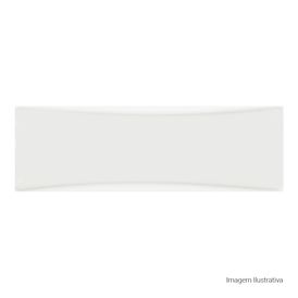 Azulejo Bella Vita Matte White - 8cmx25cm Bold