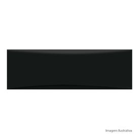 Porcelanato 8X25cm Matte Bold Bella Vita Preto