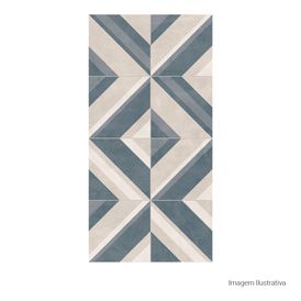 Porcelanato Decorado Matte 30x60cm Multicolor - Portinari Blues Line Mix Retificado