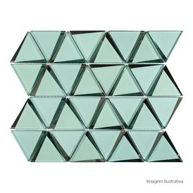 Porcelanato Decorado Lux 26,2x34,9cm Verde - Portinari Mc Louvre Tri Gn Bold