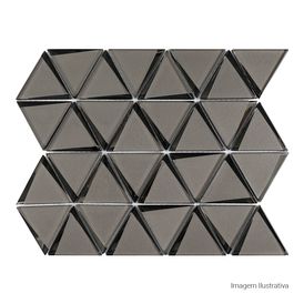 Porcelanato Decorado Lux 26,2x34,9cm Cinza - Portinari Mc Louvre Tri Gr Bold