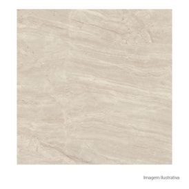 Porcelanato Polido Marmorizado 90x90cm Bege - Portinari Palazzo Travertino Be Pol Pietra Prime Retificado