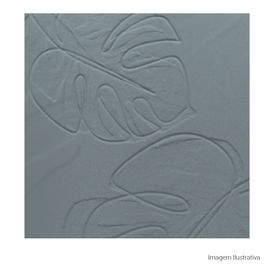 Porcelanato Decorado Matte/lux 20x20cm Azul - Portinari Nuances da Natureza Folhas Ao Vento Decor Bl Mlx Bold