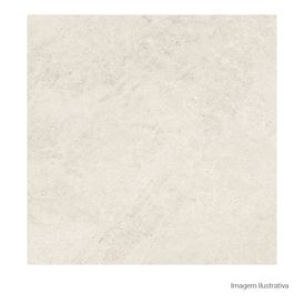 Porcelanato Polido Pedra 90x90cm Branco - Portinari Piemonte Ofw Pol Pietra Prime Retificado
