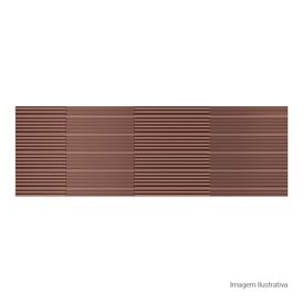Azulejo Sensorial Matte/lux Line Steel Gold - 33cmx100cm Ret