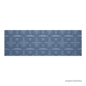 Porcelanato Monocromatico Matte 30x90cm Azul - Portinari Wall Color Estrela Jeans Retificado