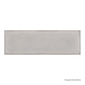 Porcelanato Decorado Lux 8x25cm Cinza - Portinari Versos Gr Bold