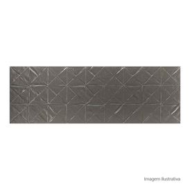 Porcelanato Monocromatico Matte/lux 30x90cm Metalizado - Portinari Evidence Origami Steel Gr Mlx Retificado
