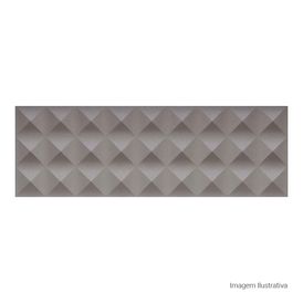 Porcelanato Decorado Matte/lux 30x90cm Cinza - Portinari Quadra Prisma Dgr Mlx Retificado