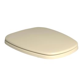 Assento Plástico com Microban para Bacias Monte Carlo Creme.
