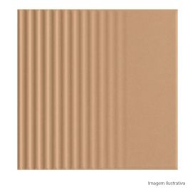 Porcelanato Decorado Matte/lux 20x20cm Marrom - Portinari Nuances da Natureza Areias Dec 2 No Mlx Bold