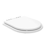 Assento-Deca-em-Poliester-com-Microban-para-Bacias-Belle-Epoque-Oxford-Branco-e-Cromado---Deca---AP.22.17---Fundo-Branco-Produto-Principal-SKU-posicionada-na-diagonal-direita-ou-redondo-e-produto-fechado