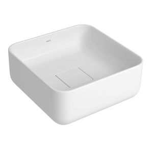 Cuba de Apoio Deca Quadrada 30cm Slim Branco