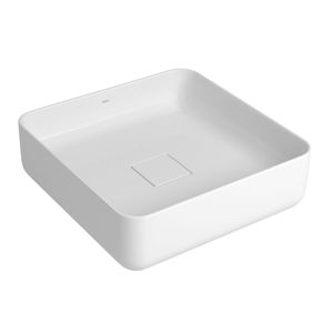 Cuba de Apoio Deca Quadrada 40cm Slim Branco