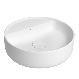 Cuba de Apoio Deca com Mesa Redonda 40cm Slim Branco