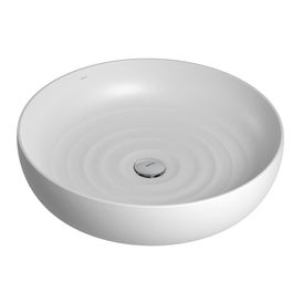 Cuba Redonda de Apoio Gota 50 Cm Branco Fosco Cuba Gota