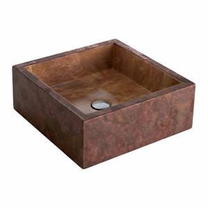 Cuba de Apoio Deca Quadrada 41cm Ferrugem