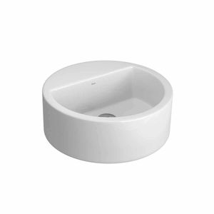 Cuba de Apoio Deca com Mesa Cilíndrica Branco