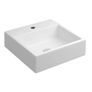Cuba de Apoio Deca com Mesa Quadrada Branco