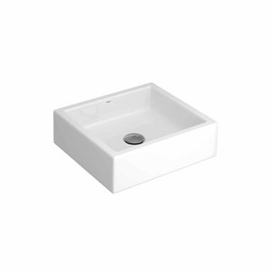 Cuba de Apoio Deca Retangular Branco