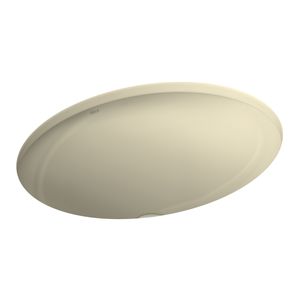 Cuba de Embutir Oval Creme 490x365mm