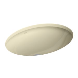 Cuba de Embutir Oval Creme 400x300mm