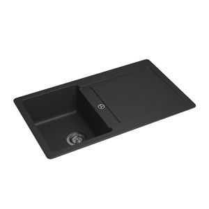 Cuba de Sobrepor Deca para Cozinha Unic Quartzo Black