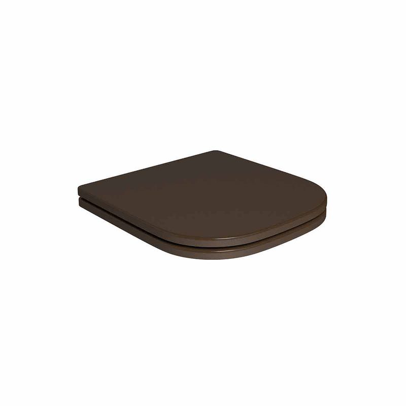 Assento-Deca-em-Poliester-Slow-Close-com-Microban-para-Bacias-Piano-Marrom-Brilhante-Cromado---Deca---AP.337.25---Fundo-Branco-Produto-Principal-SKU-posicionada-na-diagonal-direita-ou-redondo-e-produto-fechado