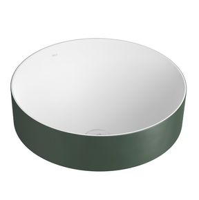 Cuba-de-Sobrepor-Deca-Redonda-400mm-Kale-Green-e-Branco-Fosco---Deca---L.1050.71---Fundo-Branco-Produto-Principal-SKU-posicionada-na-diagonal-direita-ou-redondo-e-produto-fechado