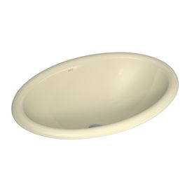 Cuba de Sobrepor Deca Oval 31x44cm Creme Linha L