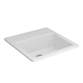 Cuba de Sobrepor Deca com Mesa Quadrada Branco