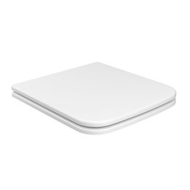 Assento Deca em Poliéster Slow Close para Bacias Living Branco