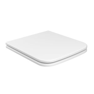 Assento Deca em Poliéster Slow Close para Bacias Living Branco