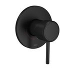 Acabamento-para-Monocomando-Deca-de-Chuveiro-Redondo-You-Black-Matte---Deca---4993.BL104.CHU.MT---Fundo-Branco-Produto-Principal-SKU-posicionada-na-diagonal-direita-ou-redondo-e-produto-fechado