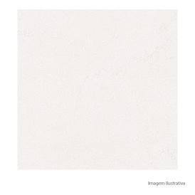 Porcelanato Polido Cimentício 90x90cm Branco - Portinari Loft Wh Pol Retificado