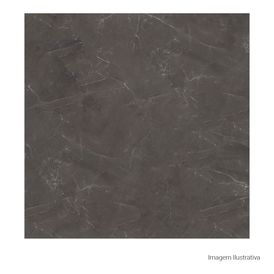 Porcelanato Acetinado Marmorizado 100x100cm Preto - Portinari Lumina Bk Act Esmaltado Retificado