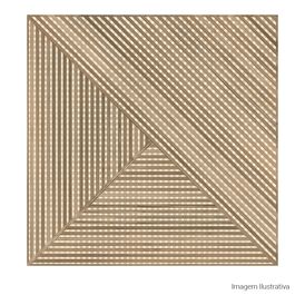 Porcelanato Amadeirado Natural 60x60cm Bege - Portinari Luthier Decor Be Nat Esmaltado Retificado