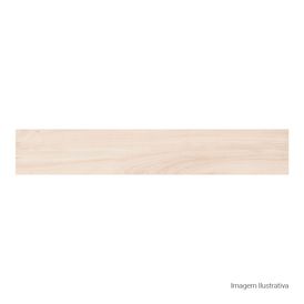 Porcelanato Acetinado Amadeirado 20x120cm Branco - Portinari Abitare Hd Wh Esmaltado Retificado