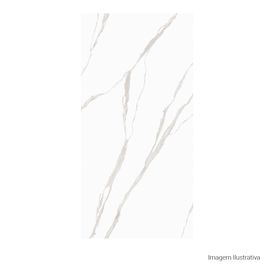 Porcelanato Apollo Polido Statuario White - 120cmx240cm Ret